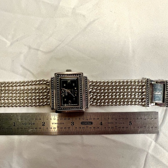 Ecclissi Analog Wristwatch 4 chains bracelet, 6” wrist size, Japan quartz  -1